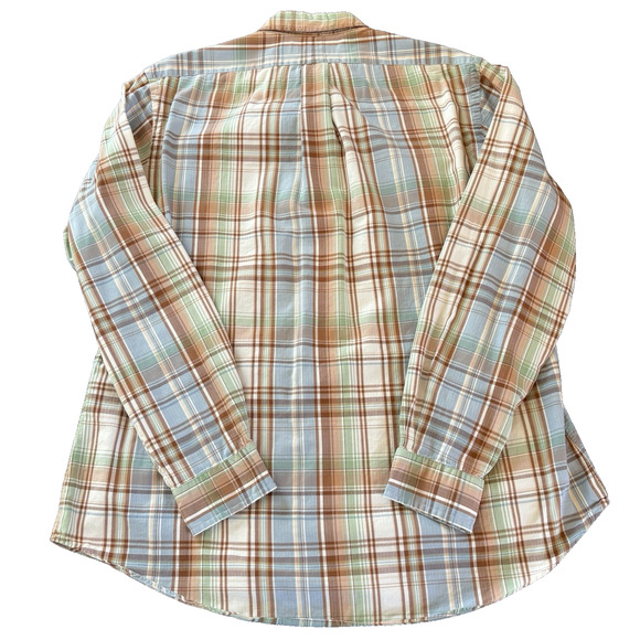 Polo Ralph Lauren Men’s Custom Fit Long Sleeve Button Down Shirt Plaid Sz Large - Picture 8 of 13